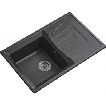 Кухненска мивка ICGS8104/Black 78см черна ИНТЕР КЕРАМИК