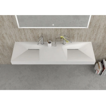 Мивка iStone Solid 150см двойна бял мат ICB15046 ИНТЕР КЕРАМИК