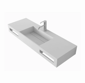 Мивка iStone Solid ICB38449 120см полимермрамор бяла ИНТЕР КЕРАМИК