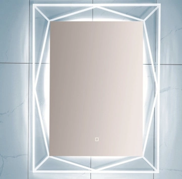 Огледало Карла ICL1503 60/h80см. с вградено LED осветление Touch Screen ИНТЕР КЕРАМИК