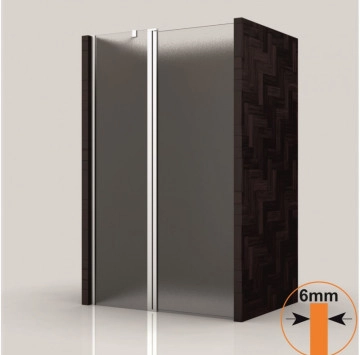 Параван ICS122FS Nano 80/h200см. хром ИНТЕР КЕРАМИК