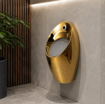 Писоар Интер ICC3432GOLD с фотоклетка цвят злато ИНТЕР КЕРАМИК