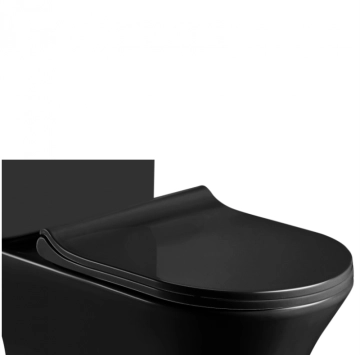 Моноблок Daris Black ICC7937P Rimless черен гланц ИНТЕР КЕРАМИК