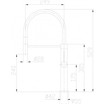 Смесител за кухня ICF7789809RG злато ИНТЕР КЕРАМИК