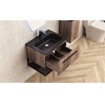 Шкаф за баня с мивка Аниела 6050Wooden 61см дървесен ИНТЕР КЕРАМИК