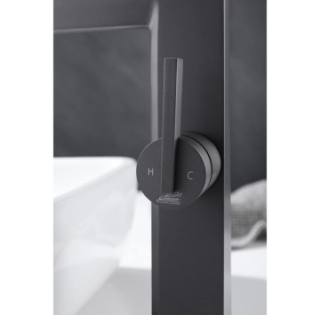 Смесител за мивка Кони ICF116223GG Gun Gray сив ИНТЕР КЕРАМИК