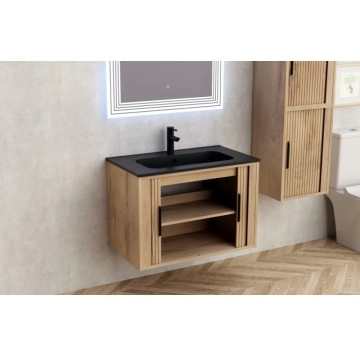 Шкаф за баня Arezzo 8045 Wooden 81см дървесен ИНТЕР КЕРАМИК