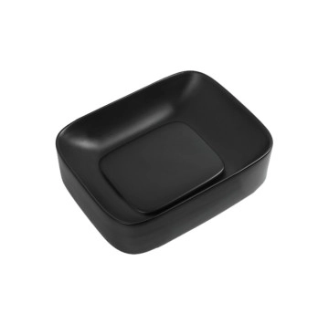Мивка върху плот Ludano 902MB S 43см черна ИНТЕР КЕРАМИК