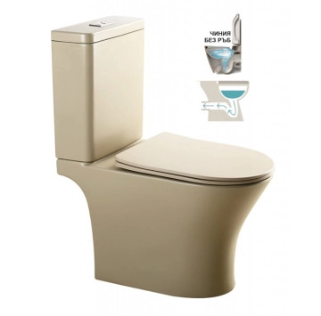 Моноблок ICC7937P Beige New бежов мат ИНТЕР КЕРАМИК